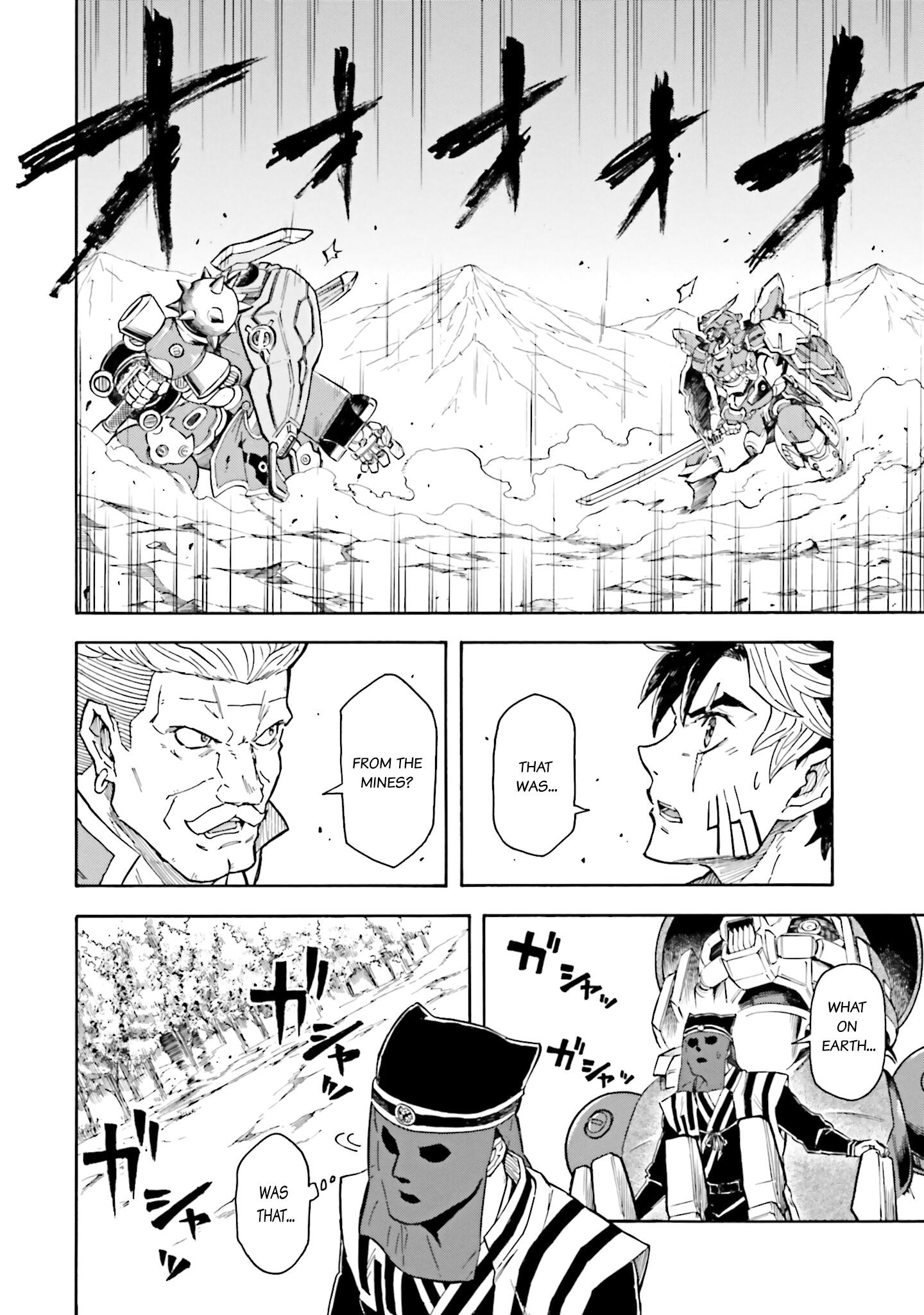 Mobile War History Gundam Burai chapter 14 - page 4