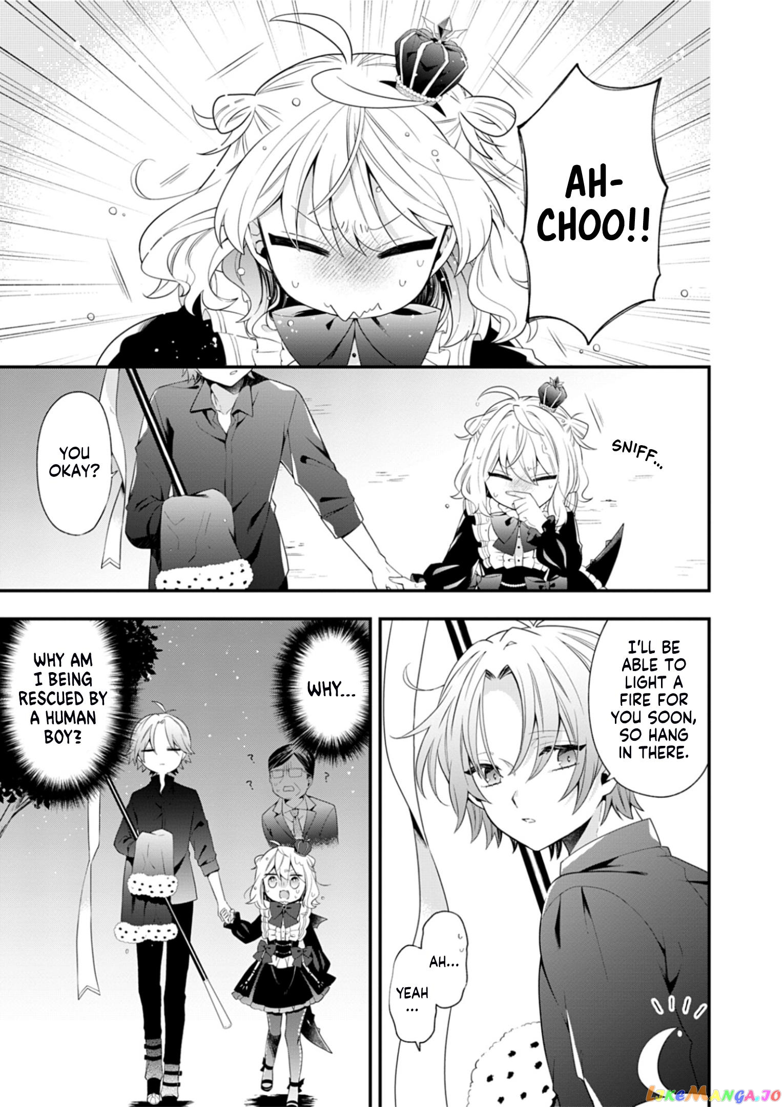 The Old Man That Was Reincarnated as a Young Girl in the Demon World Wants to Become the Demon Lord for the Sake of Peace chapter 2 - page 1