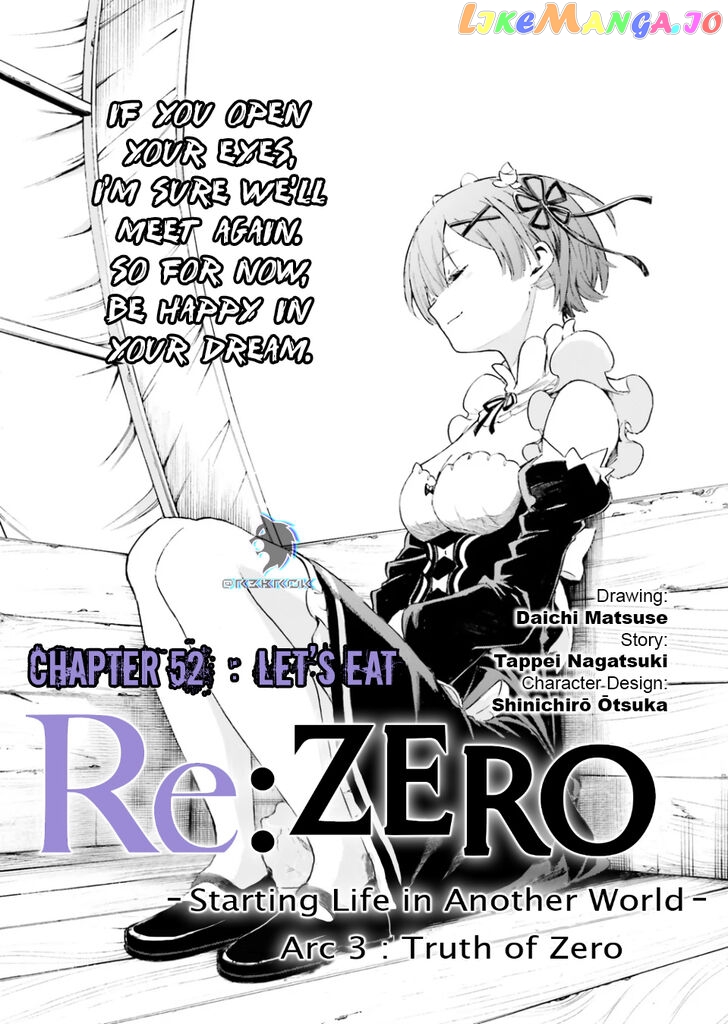 Re:Zero kara Hajimeru Isekai Seikatsu - Daisanshou - Truth of Zero chapter 52 - page 2