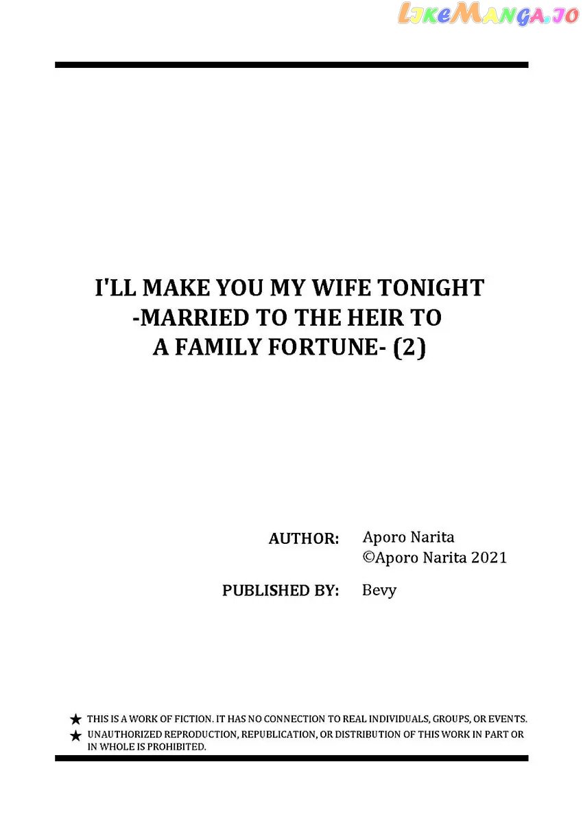 I'll Make You My Wife Tonight - Married To The Heir To A Family Fortune - Chapter 2 - page 27