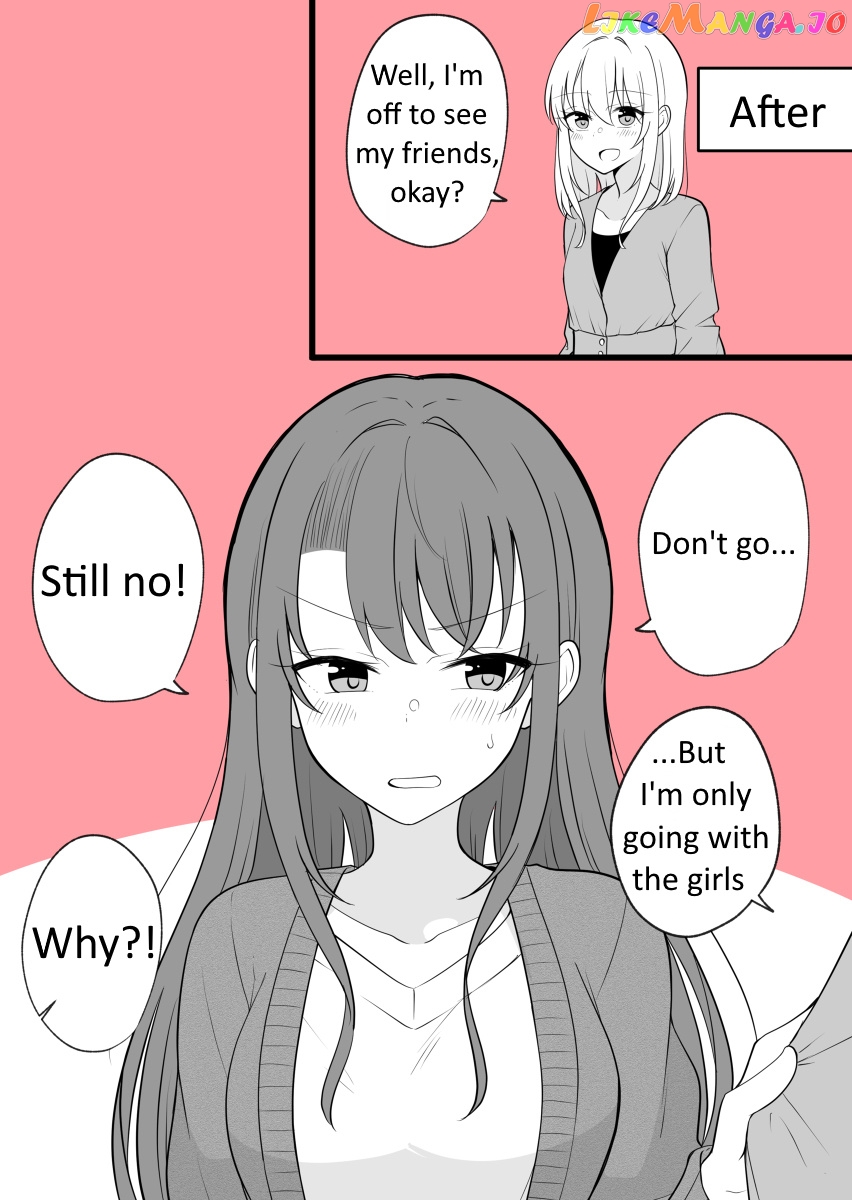 Daily Life Of A Couple In Which The Boyfriend Became A Girl One Day chapter 19 - page 2