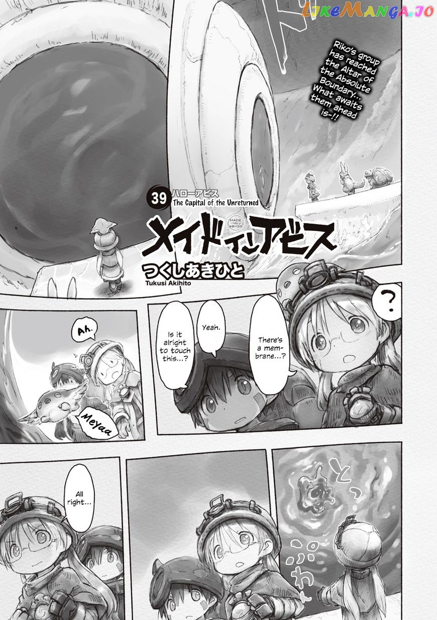 Made in Abyss chapter 39 - page 1