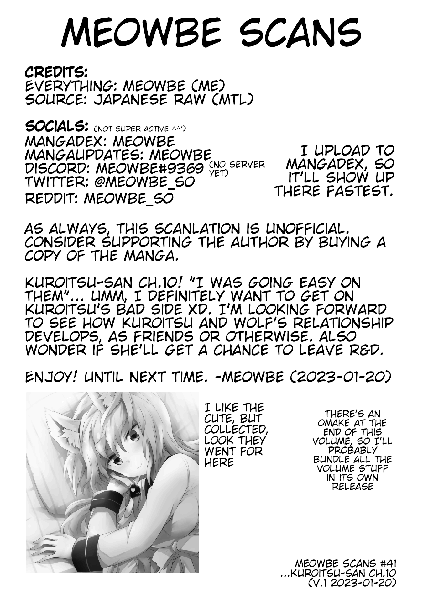 Kuroitsu-San In The Superhuman Research & Development Department chapter 10 - page 21