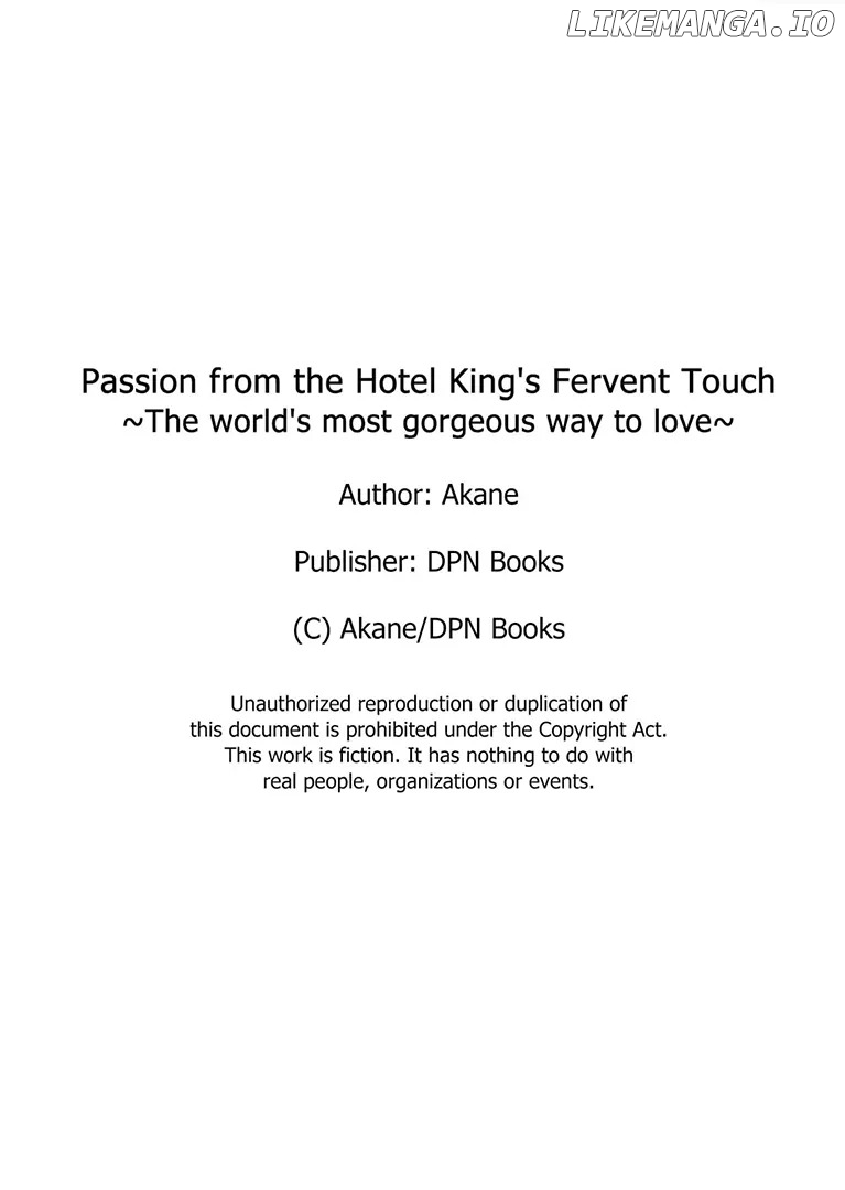 Passion from the Hotel King's Fervent Touch ~The world's most gorgeous way to love~ Chapter 5 - page 33