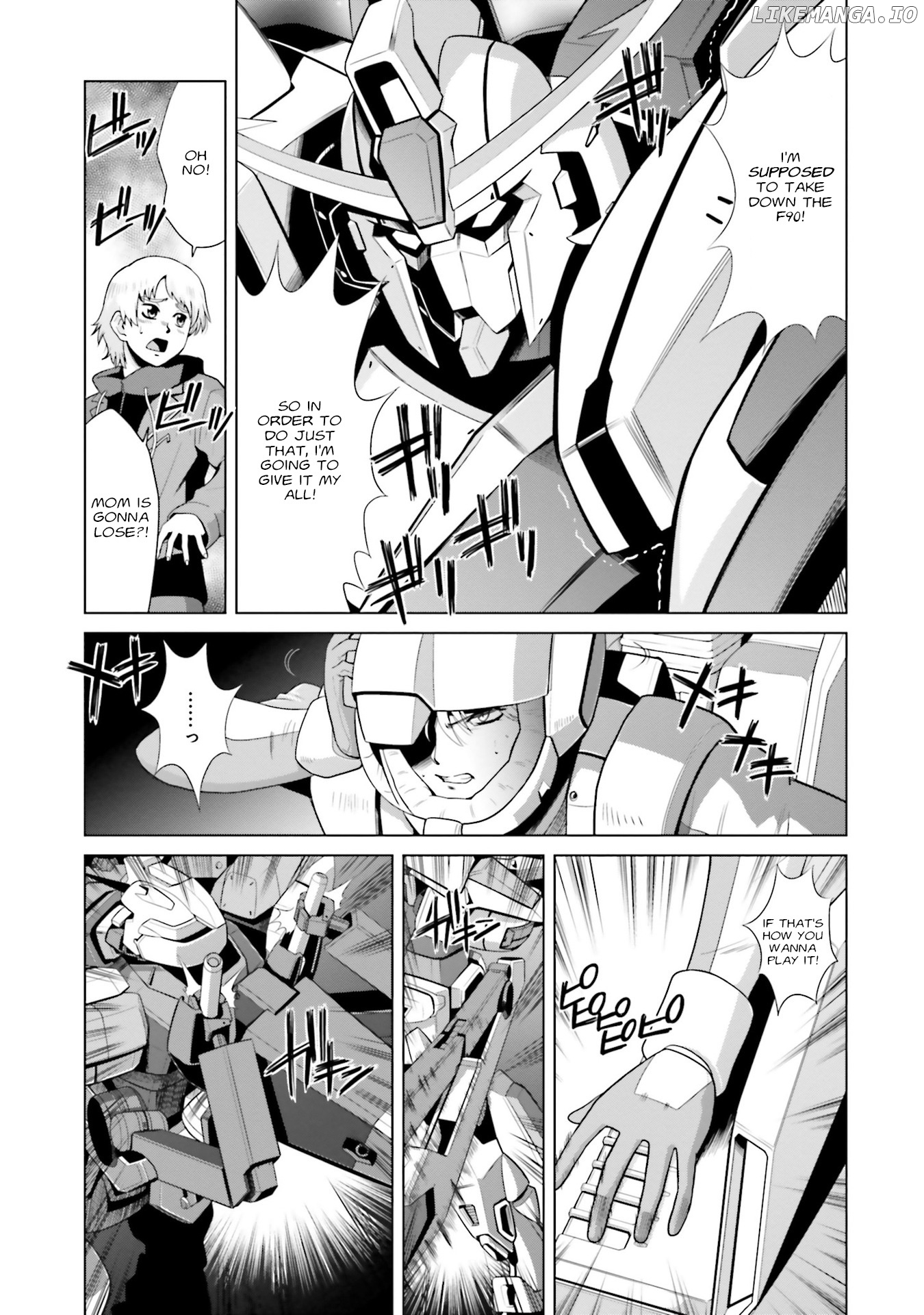 Mobile Suit Gundam F90 FF chapter 5 - page 22