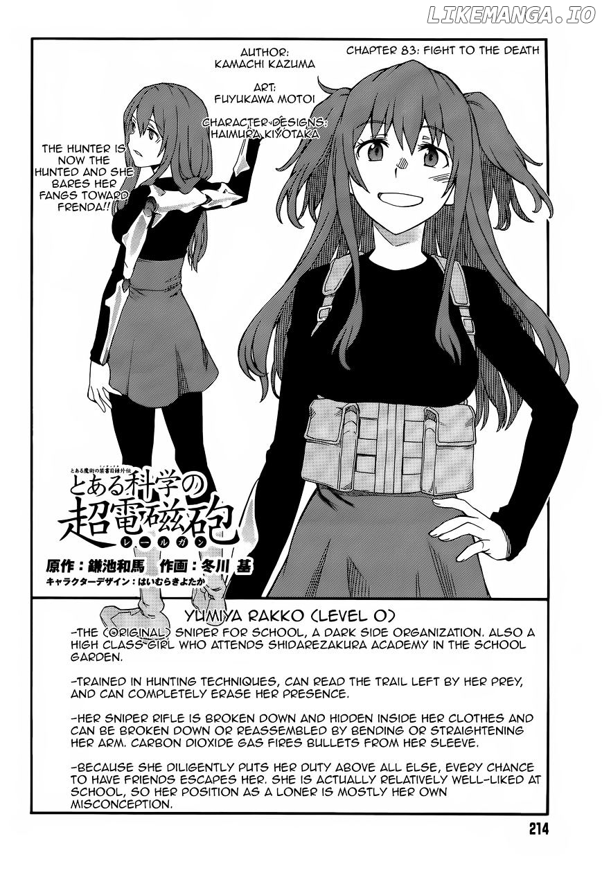 To Aru Kagaku no Railgun chapter 83.1 - page 4