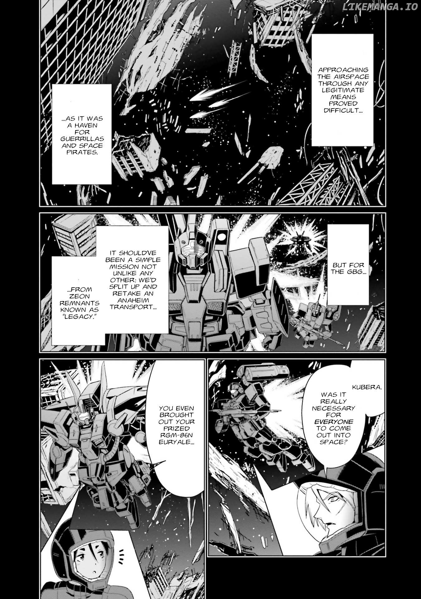 Mobile Suit Gundam F90 FF Chapter 28 - page 22