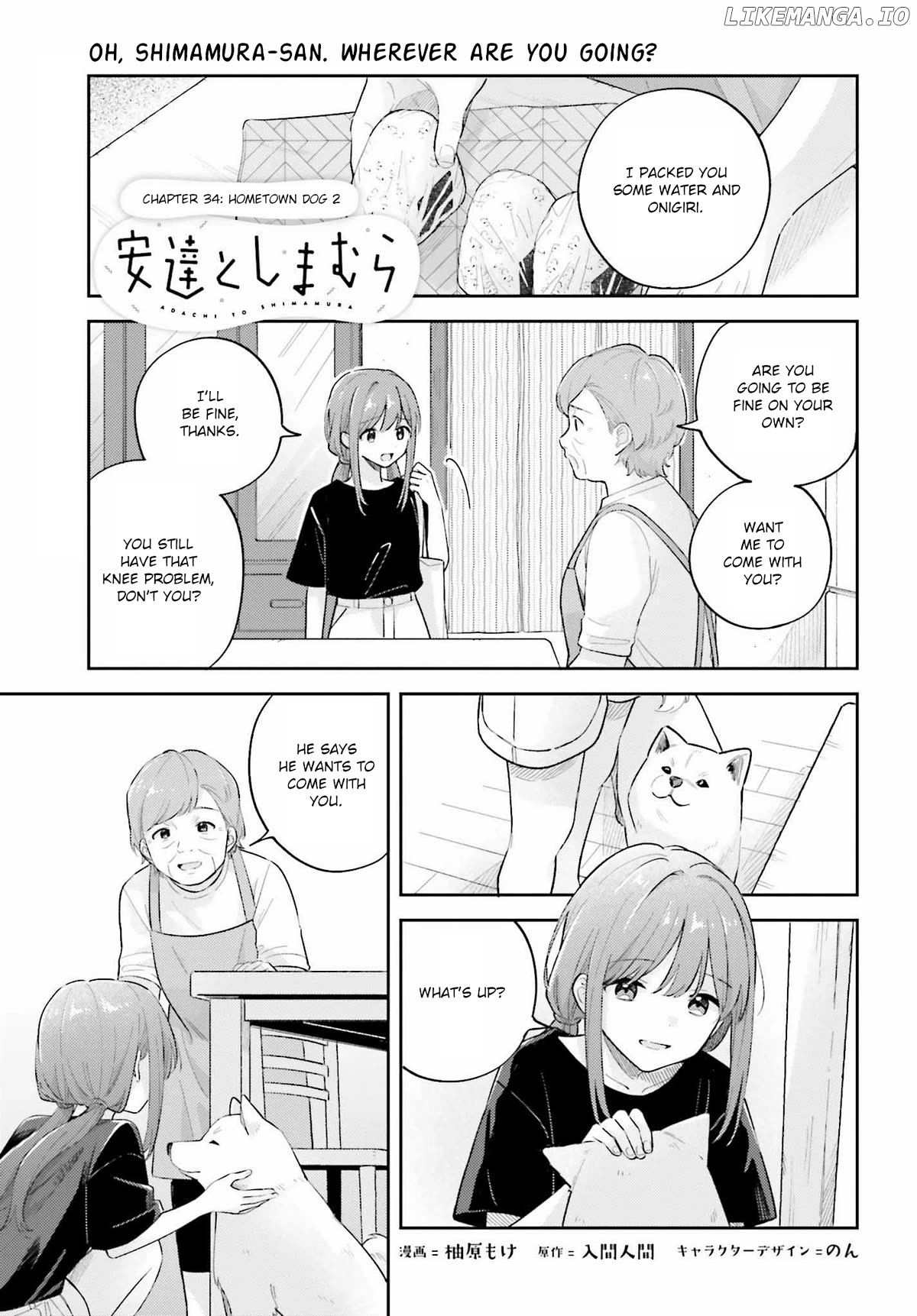 Adachi To Shimamura (Moke Yuzuhara) Chapter 37.2 - page 1