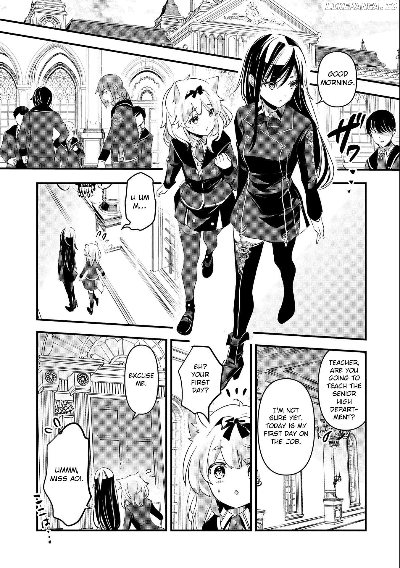 Isekai Teni shite Kyoushi ni natta ga, Majo to Osorerareteiru Ken - Aoi-sensei no Gakuen Funtou Nisshi Chapter 3 - page 12