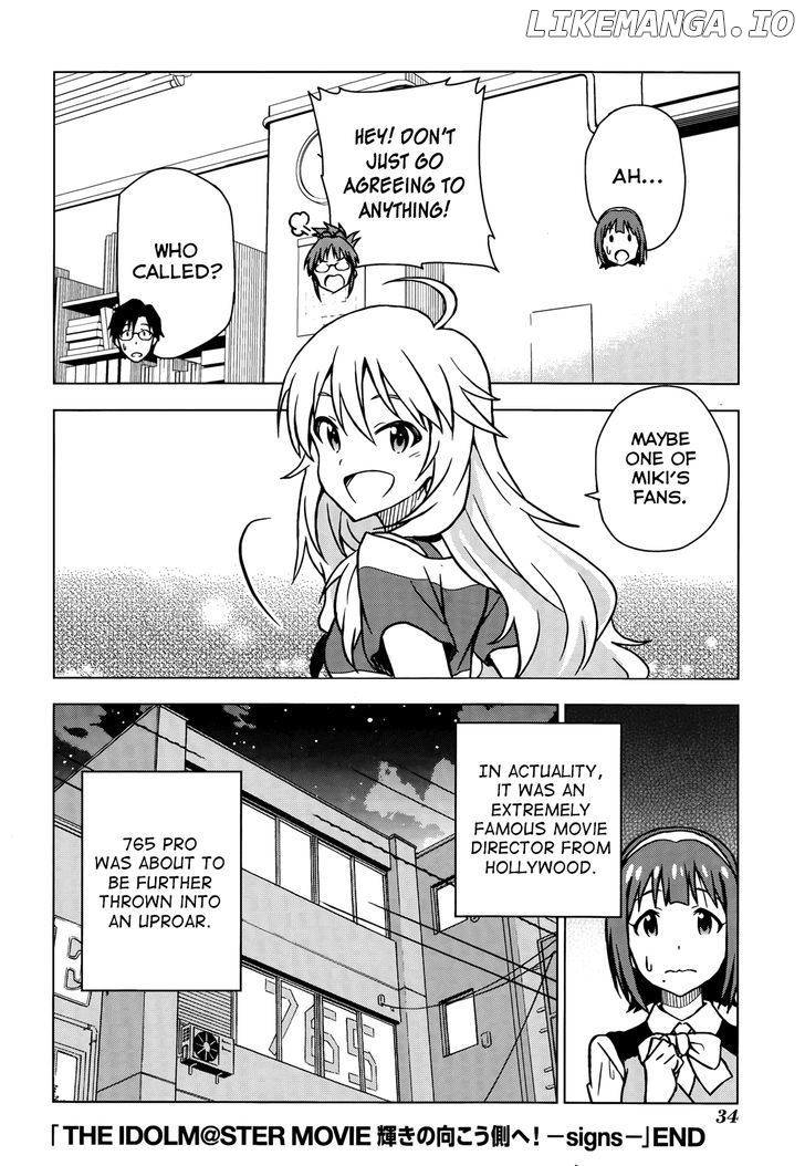 The Idolmster Mana chapter 16.1 - page 34