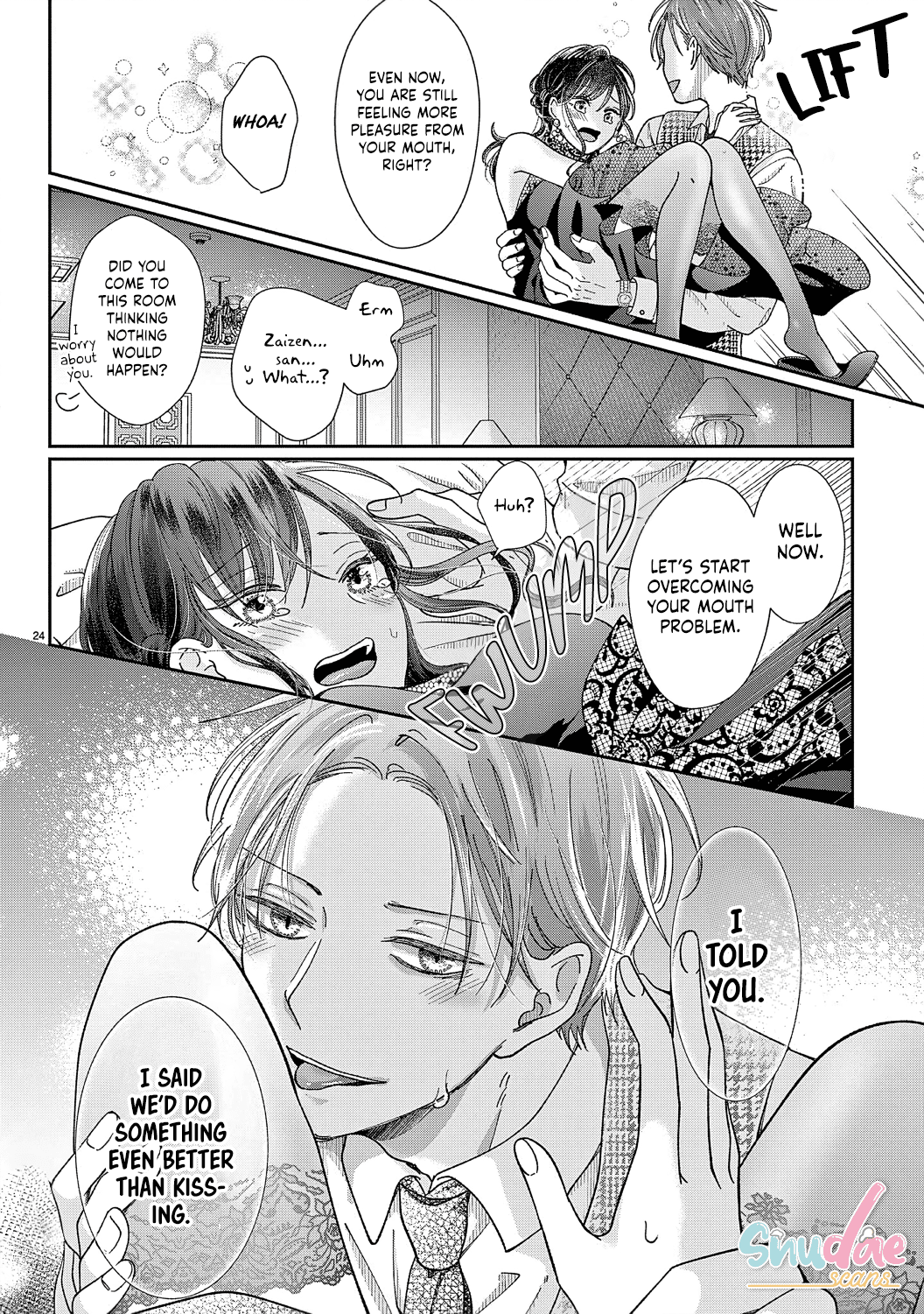 O Kuchi ga Etchina Jakuten Datte, Raibaru no Eriito Douryou ni Barete Shimaimashita chapter 3 - page 26