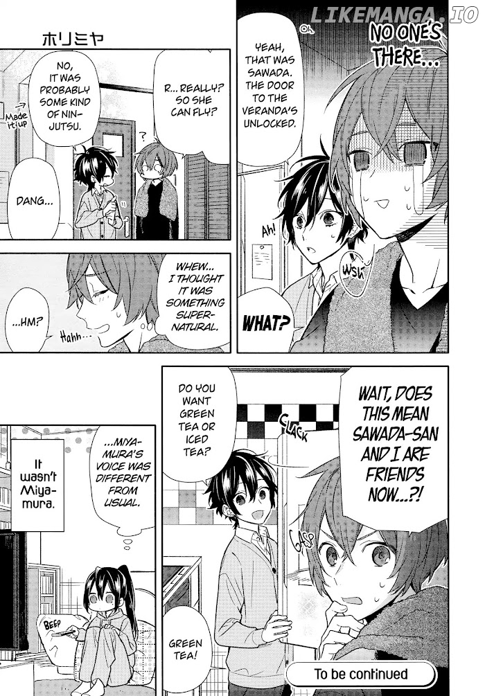 Hori-san to Miyamura-kun chapter 92 - page 17