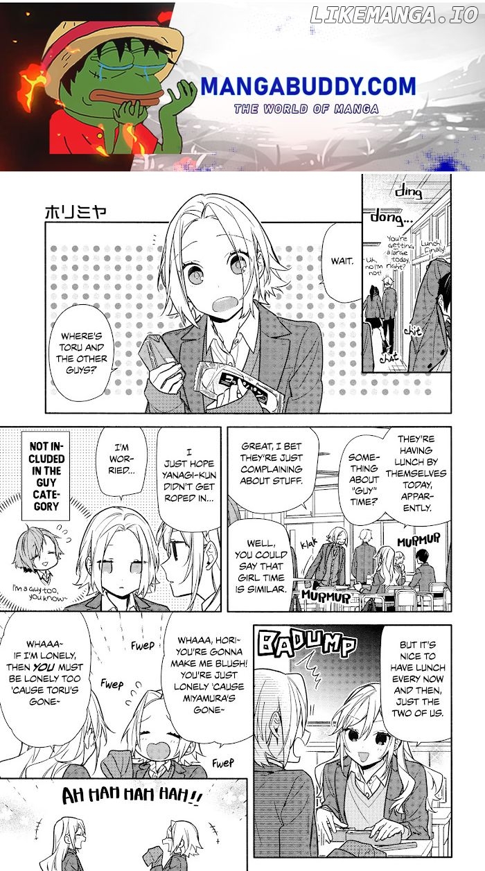 Hori-san to Miyamura-kun chapter 111 - page 1