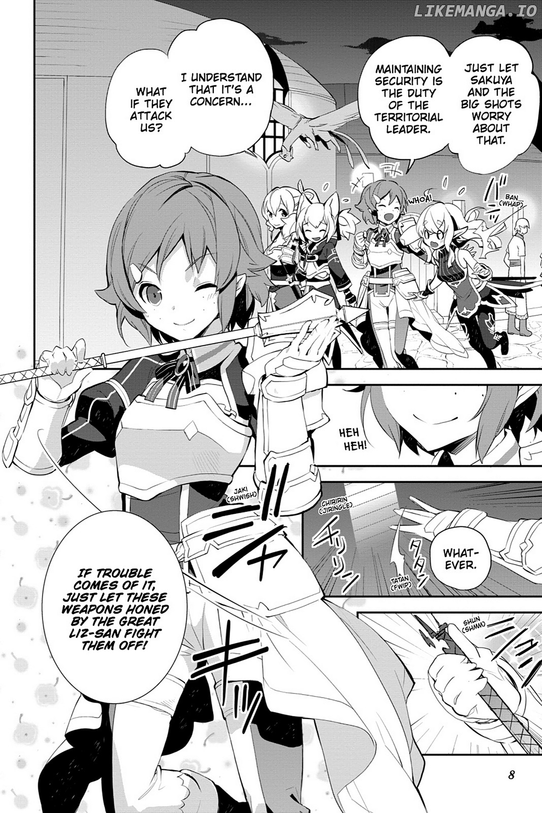 Sword Art Online - Girls Ops chapter 12 - page 8