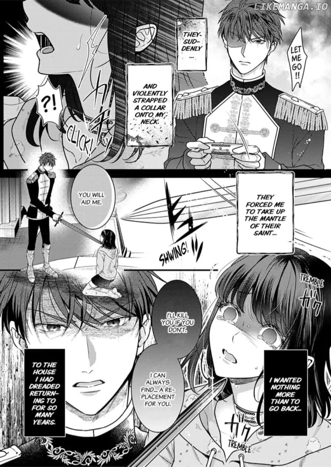 Inochi ni Kaete mo Mamoru to Chikatta - Cool na Goei Kishi wa Shoukansareta Seijo wo Atsuku Dekiai suru Chapter 1 - page 13