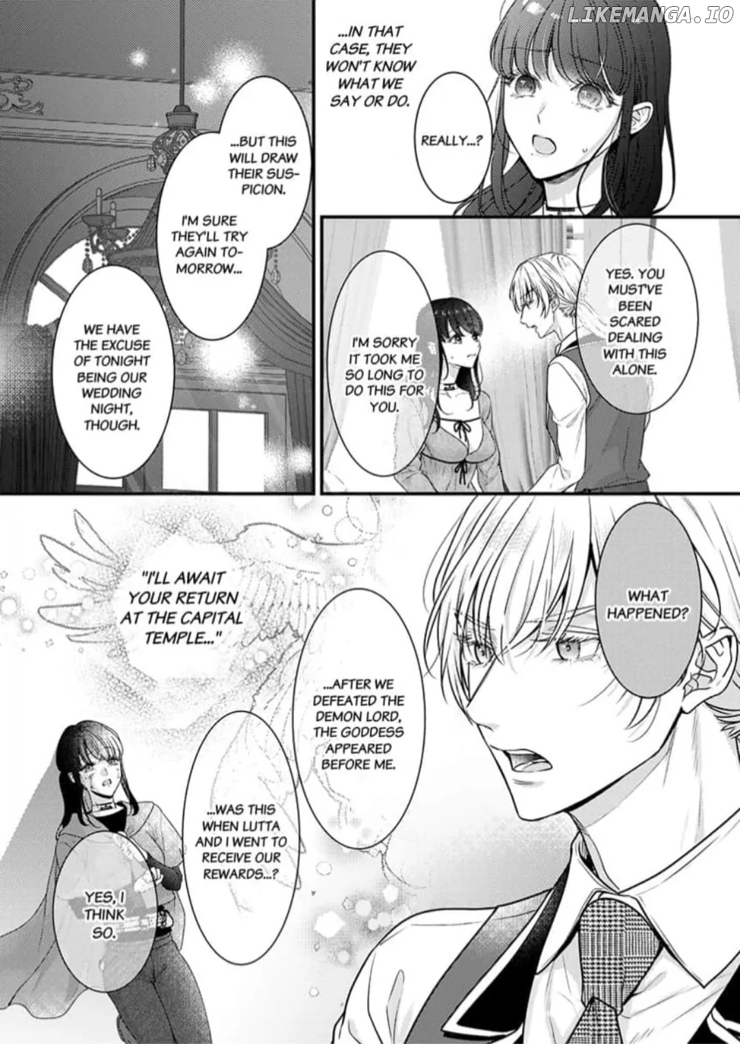 Inochi ni Kaete mo Mamoru to Chikatta - Cool na Goei Kishi wa Shoukansareta Seijo wo Atsuku Dekiai suru Chapter 1 - page 28