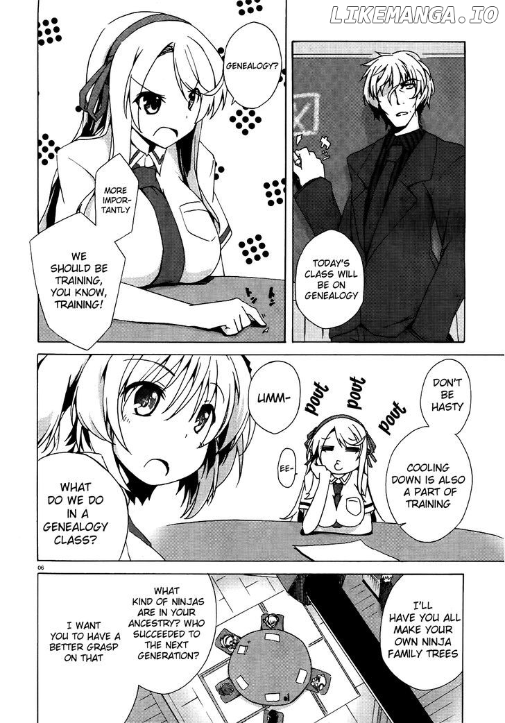 Senran Kagura - Shoujotachi no Shinei chapter 4 - page 6