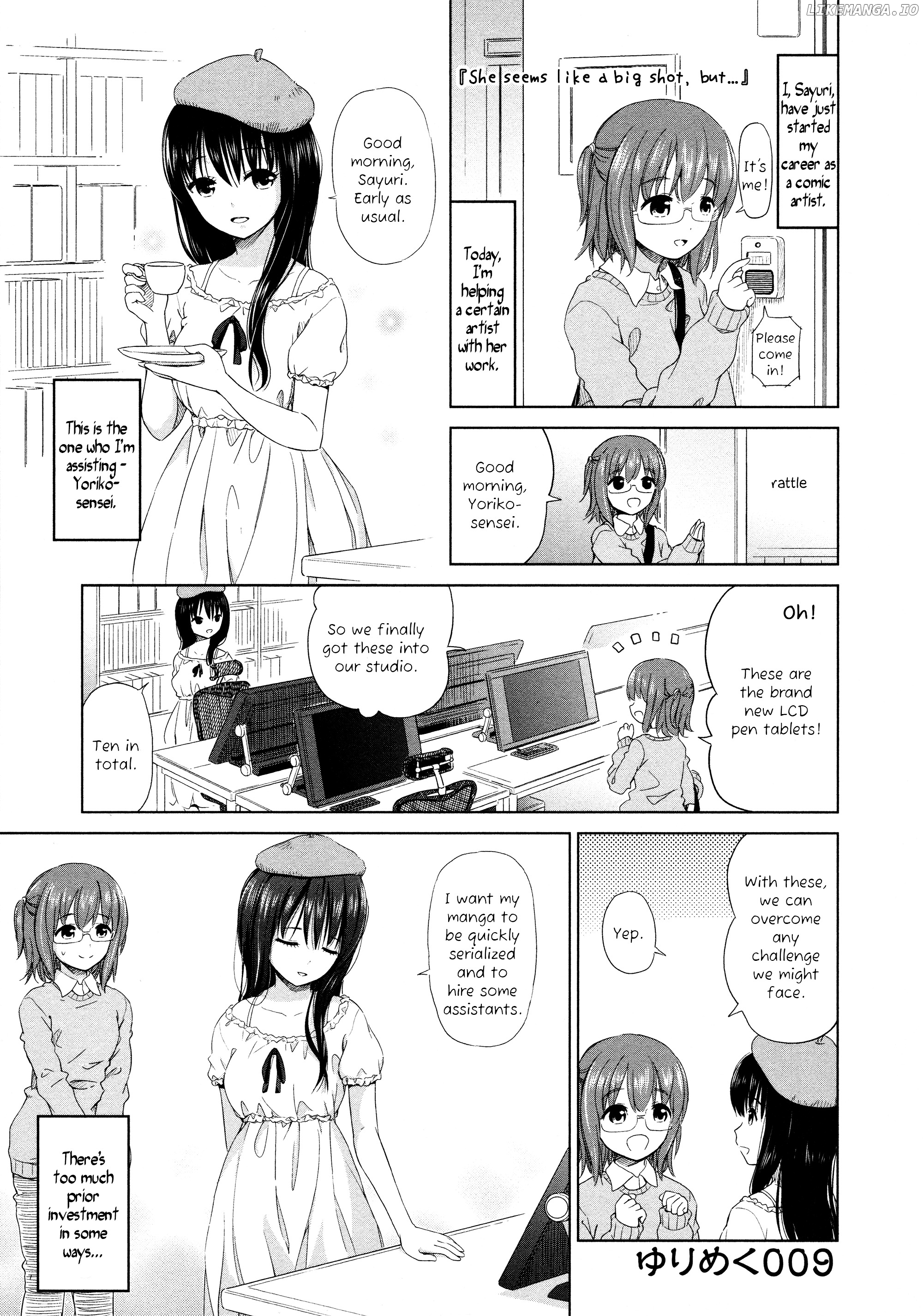 Yuri Mekuru Oshigoto chapter 9 - page 1