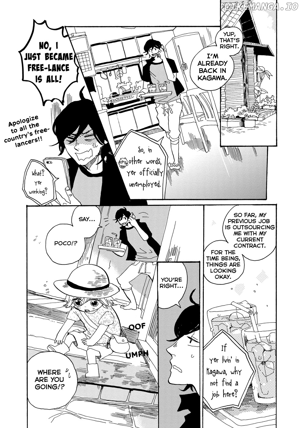 Udon no Kuni no Kin'iro Kemari chapter 14 - page 11