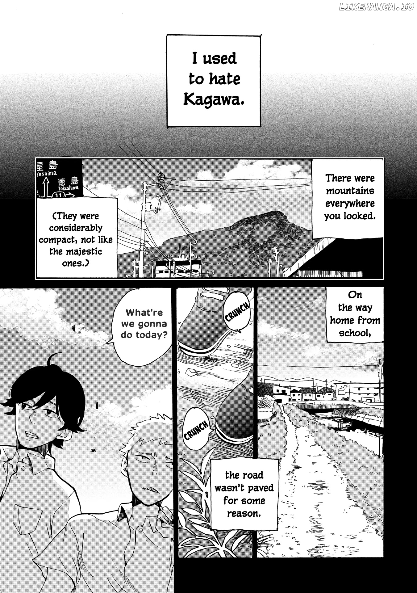 Udon no Kuni no Kin'iro Kemari chapter 38 - page 1