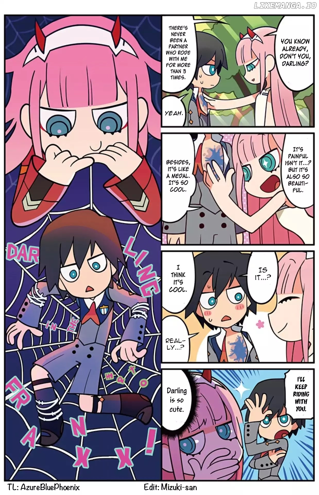 Darling in the FranXX! - 4-koma chapter 15 - page 1