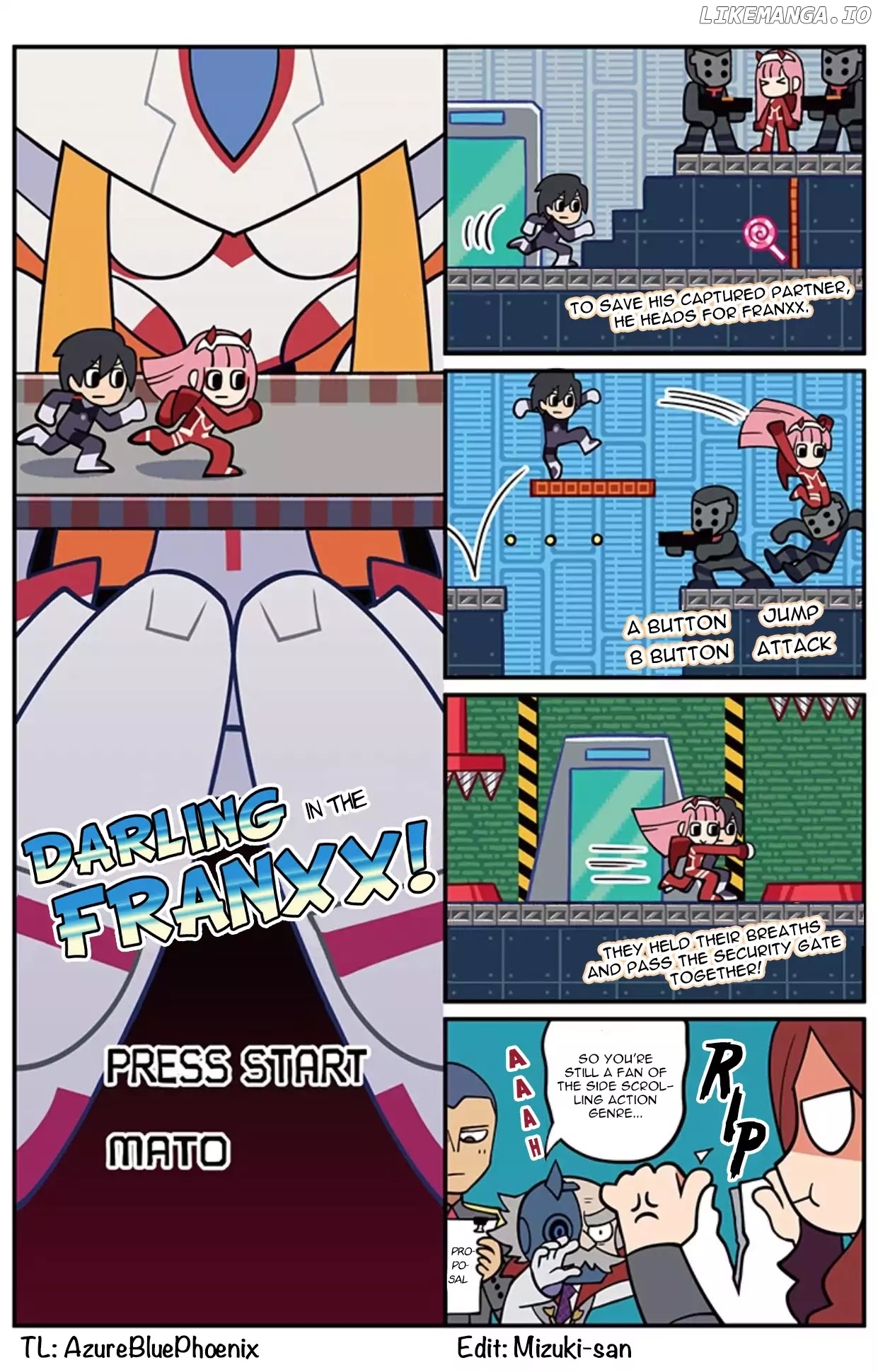 Darling in the FranXX! - 4-koma chapter 11 - page 1