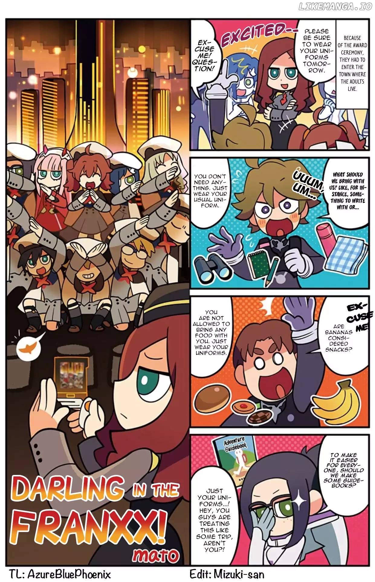 Darling in the FranXX! - 4-koma chapter 28 - page 1