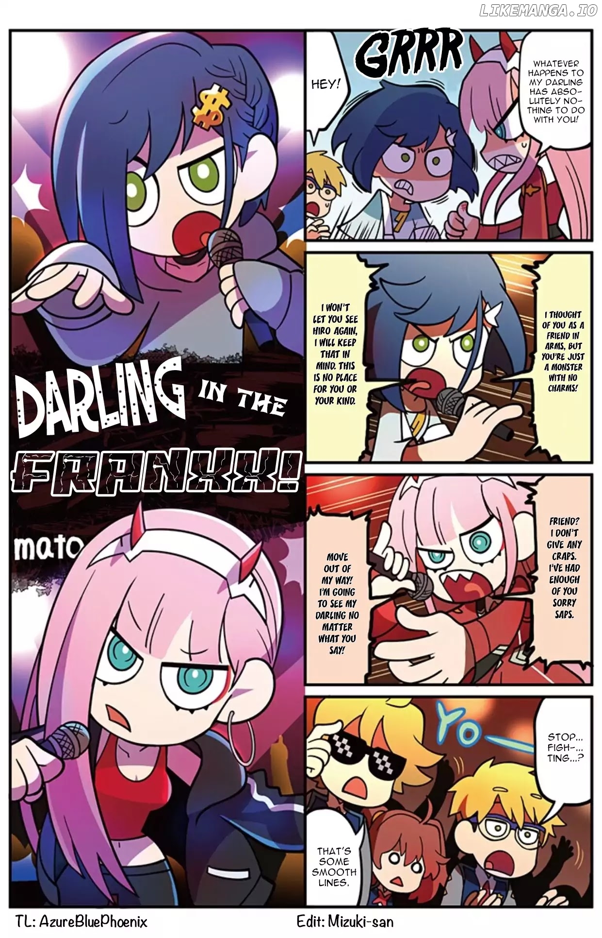 Darling in the FranXX! - 4-koma chapter 40 - page 1