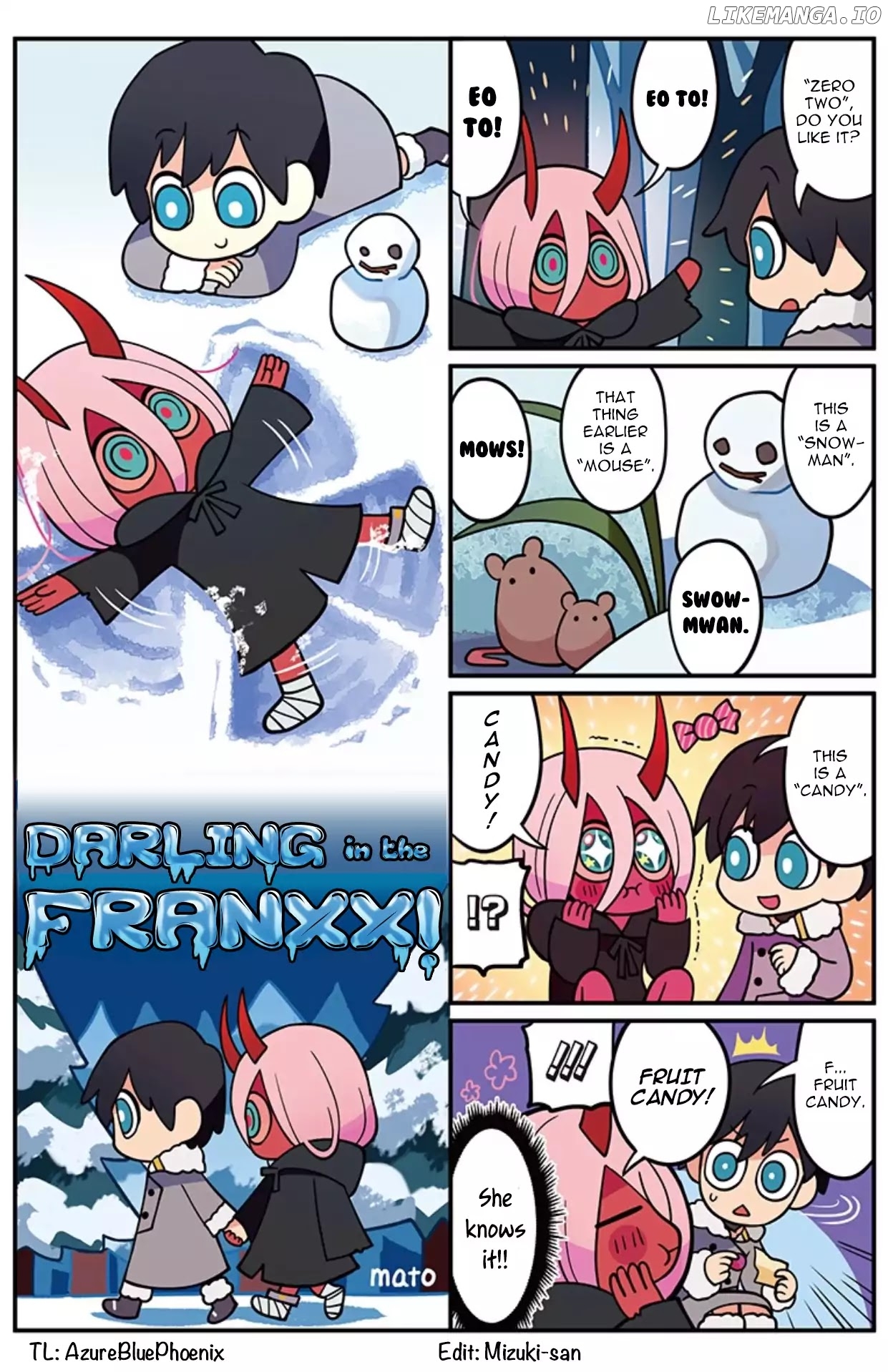 Darling in the FranXX! - 4-koma chapter 38 - page 1