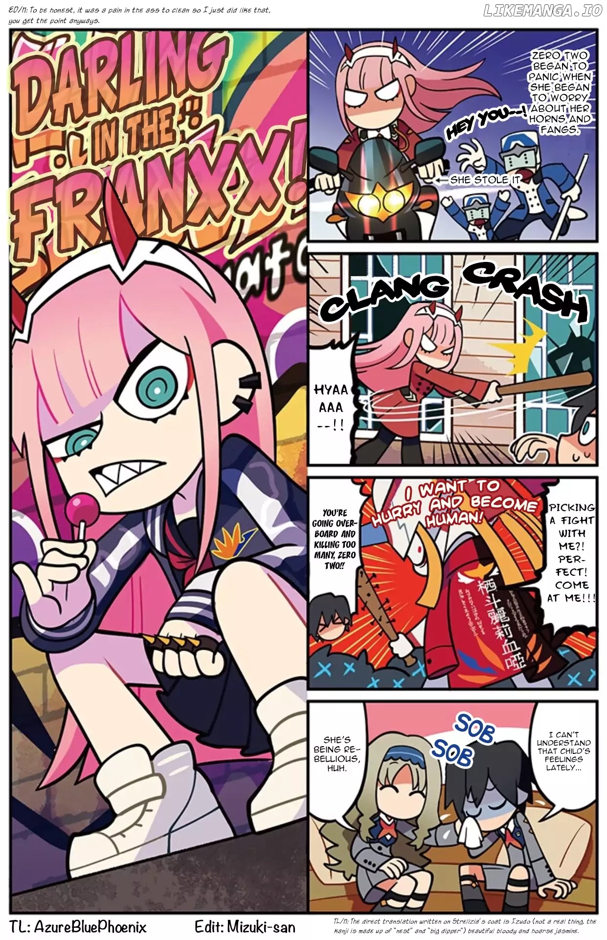 Darling in the FranXX! - 4-koma chapter 34 - page 1
