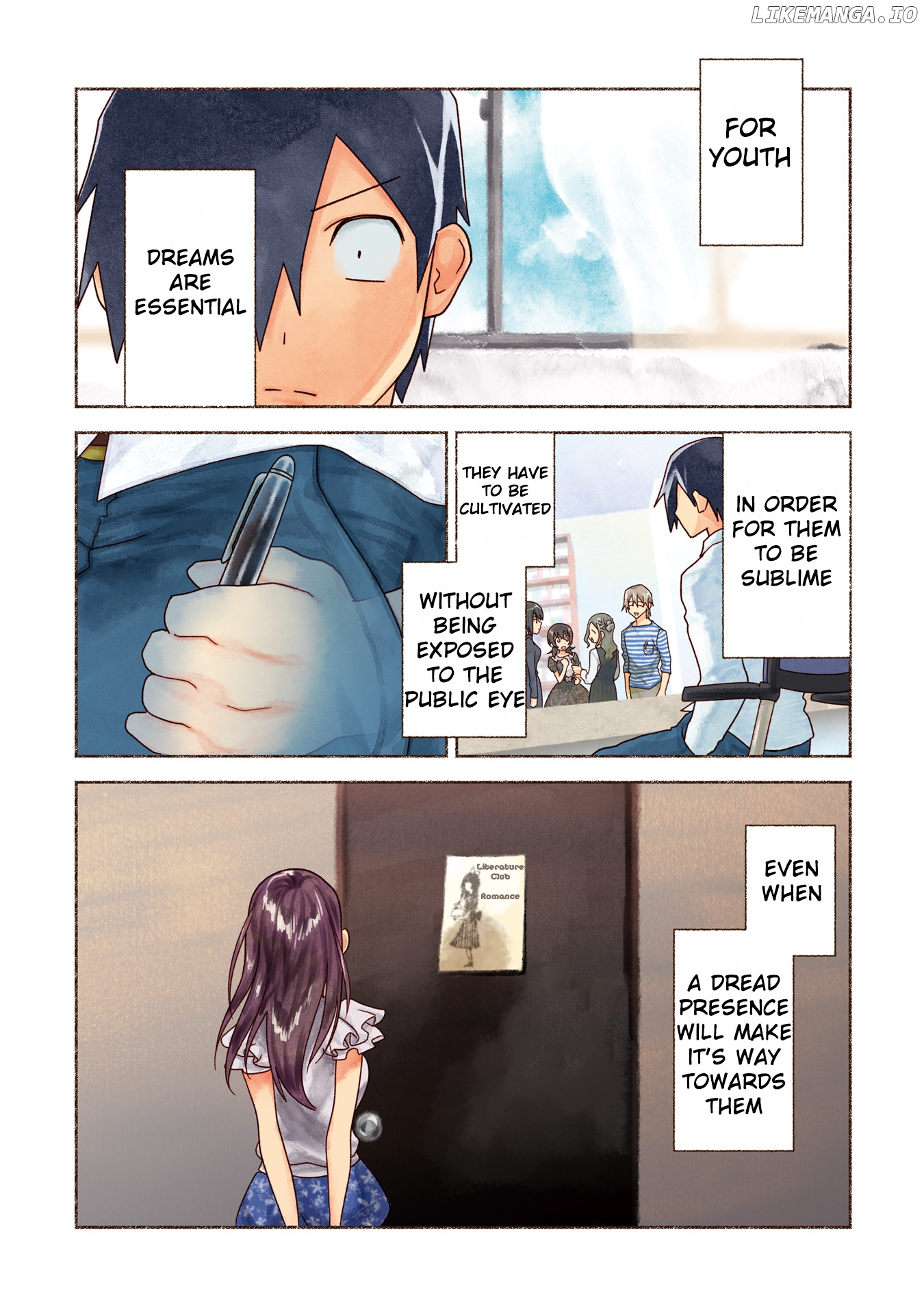 Enami-kun wa Ikiru no ga tsurai chapter 8 - page 1