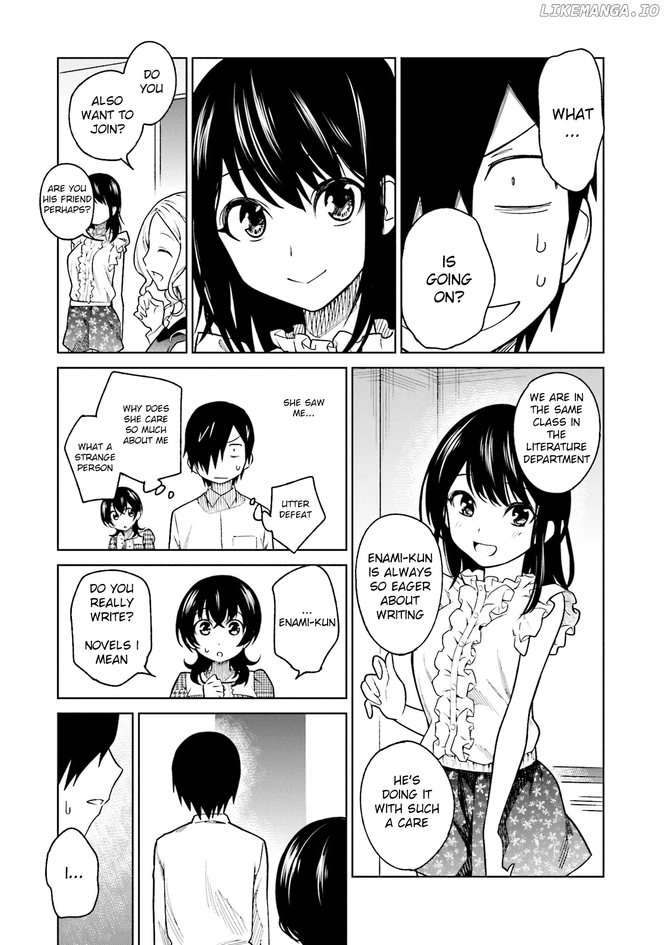 Enami-kun wa Ikiru no ga tsurai chapter 8 - page 8