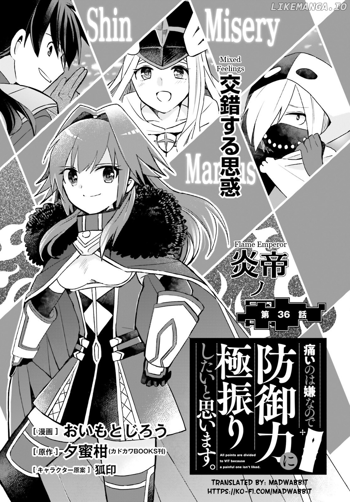 Itai No Wa Iya Nanode Bougyo-Ryoku Ni Kyokufuri Shitai To Omoimasu chapter 36 - page 1