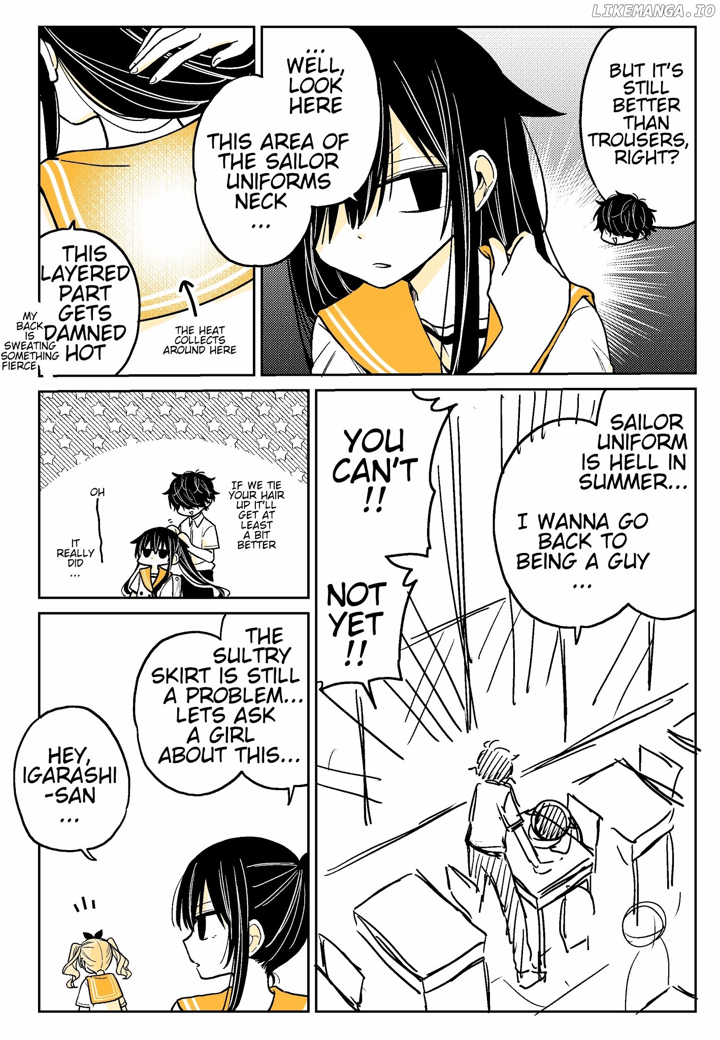 About A Lazy High School Guy Who Woke Up As A Girl One Morning chapter 14 - page 4