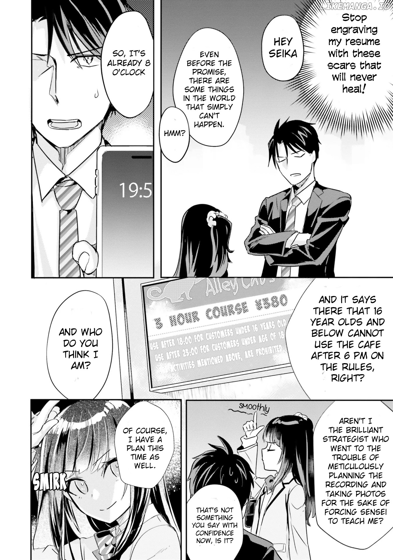 Is it illegal to be blackmailed by your student? chapter 10 - page 18