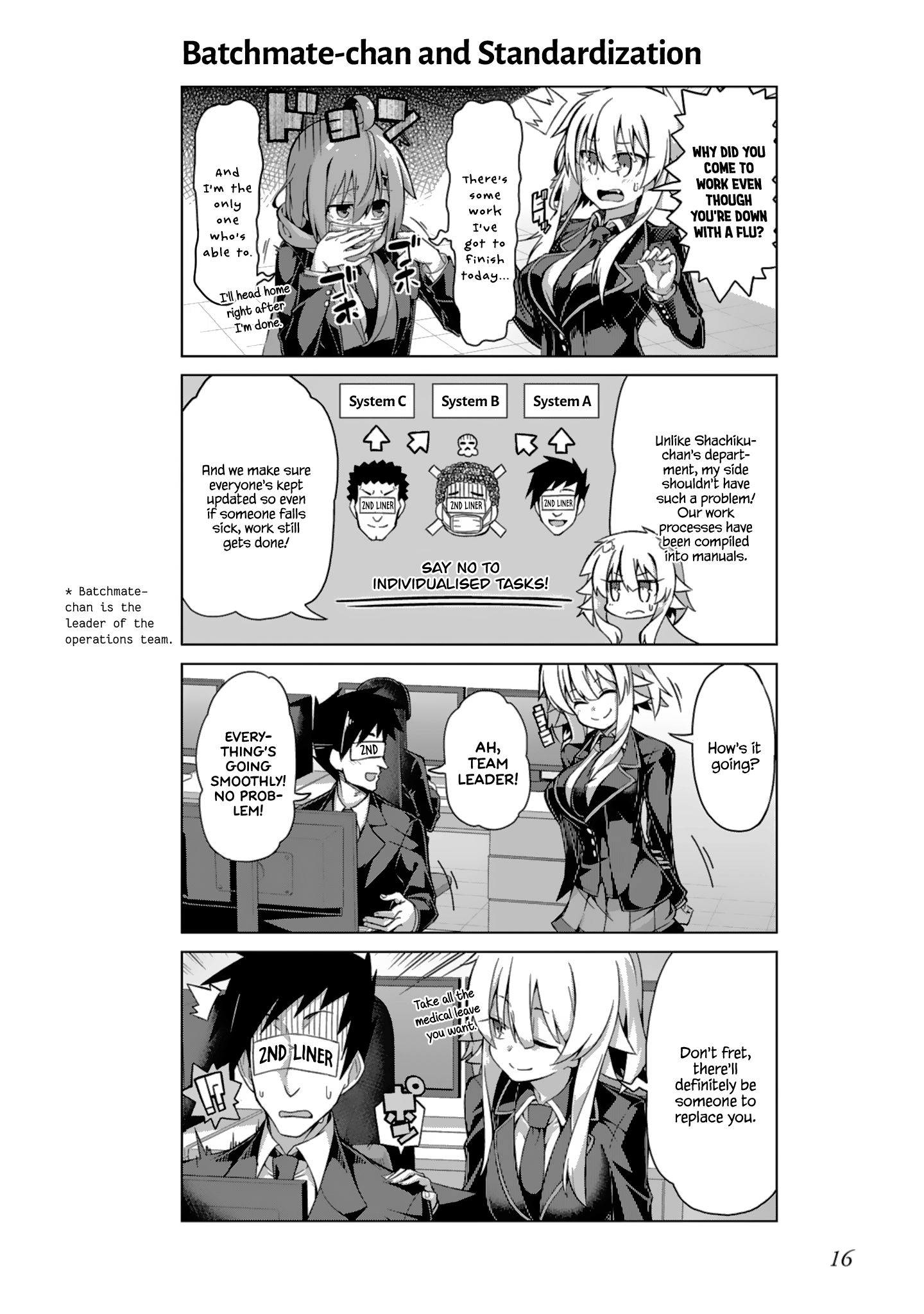 Ikinokore! Shachiku-chan chapter 14 - page 2
