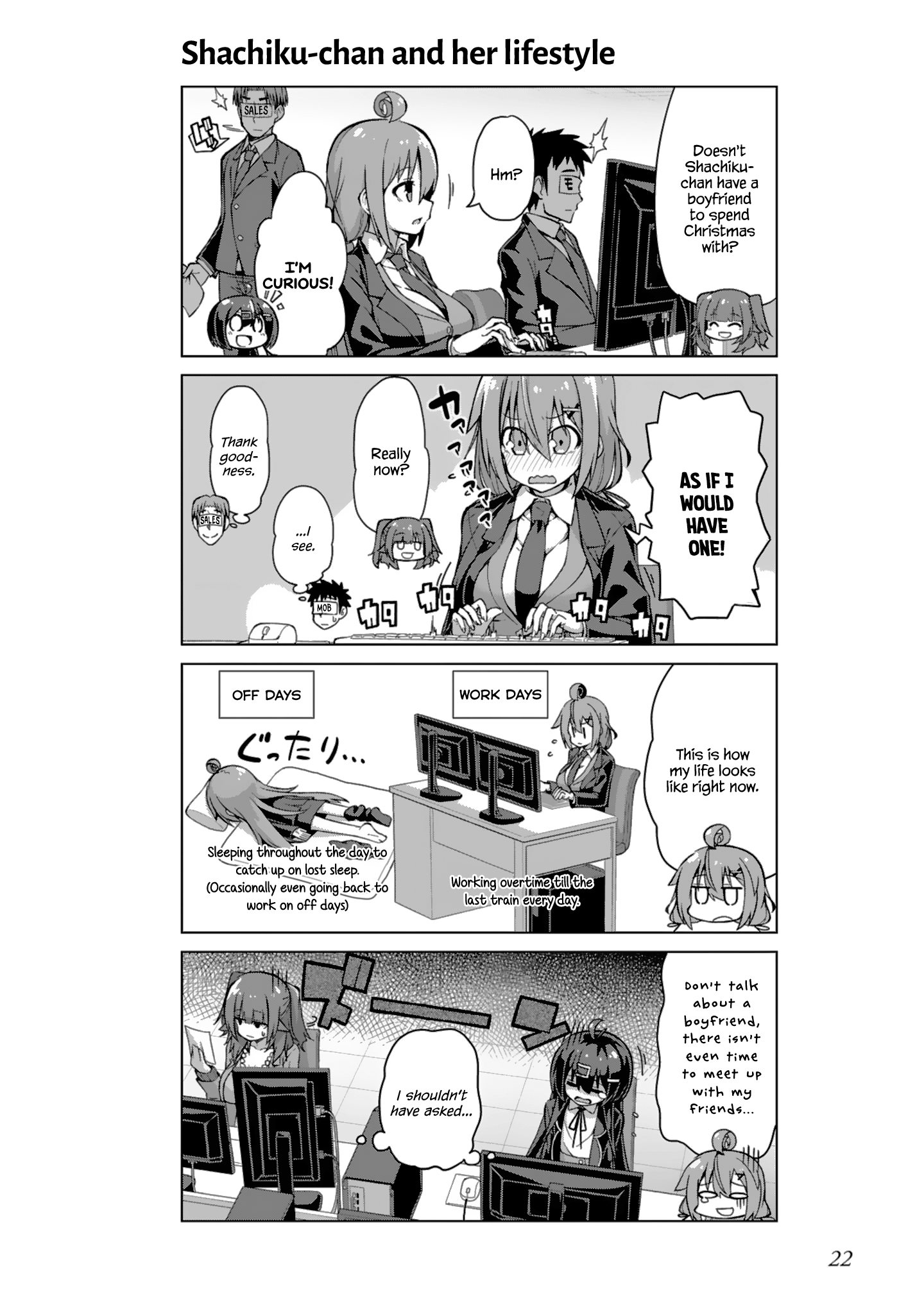 Ikinokore! Shachiku-chan chapter 14 - page 8