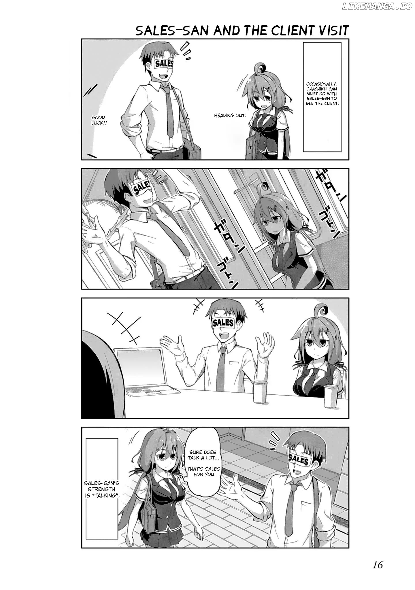 Ikinokore! Shachiku-chan chapter 2 - page 4