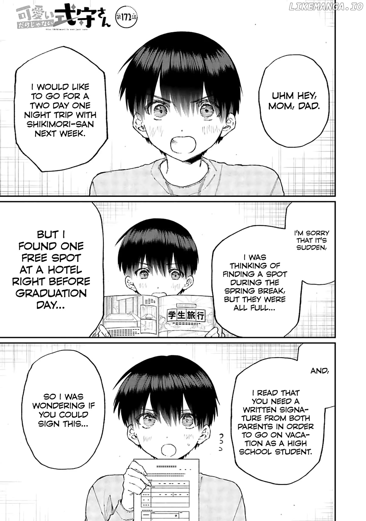 Shikimori's Not Just A Cutie chapter 172 - page 1