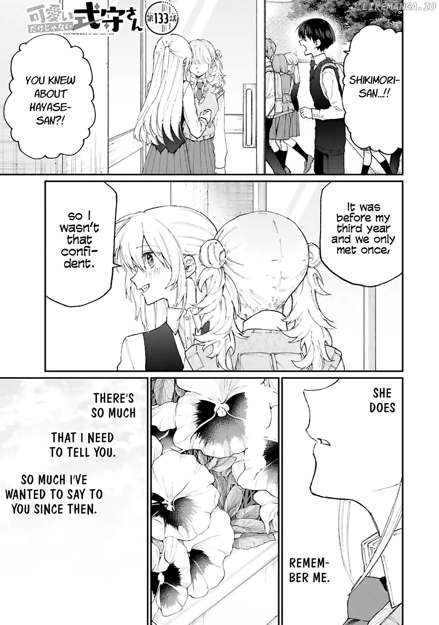 Shikimori's Not Just A Cutie chapter 133 - page 1