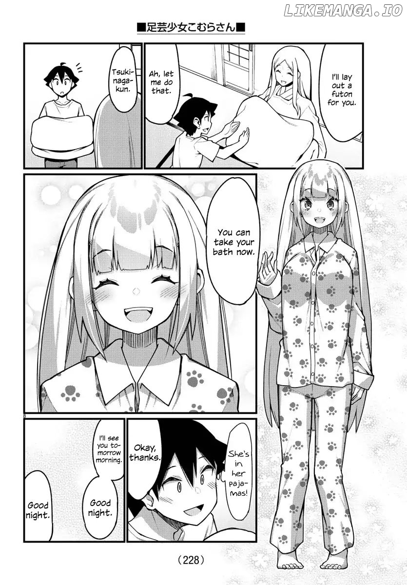 Ashigei Shoujo Komura-San chapter 36 - page 8