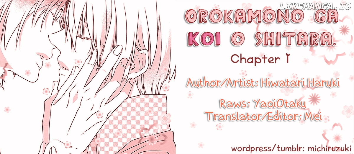 Orokamono Ga Koi O Shitara chapter 1 - page 37