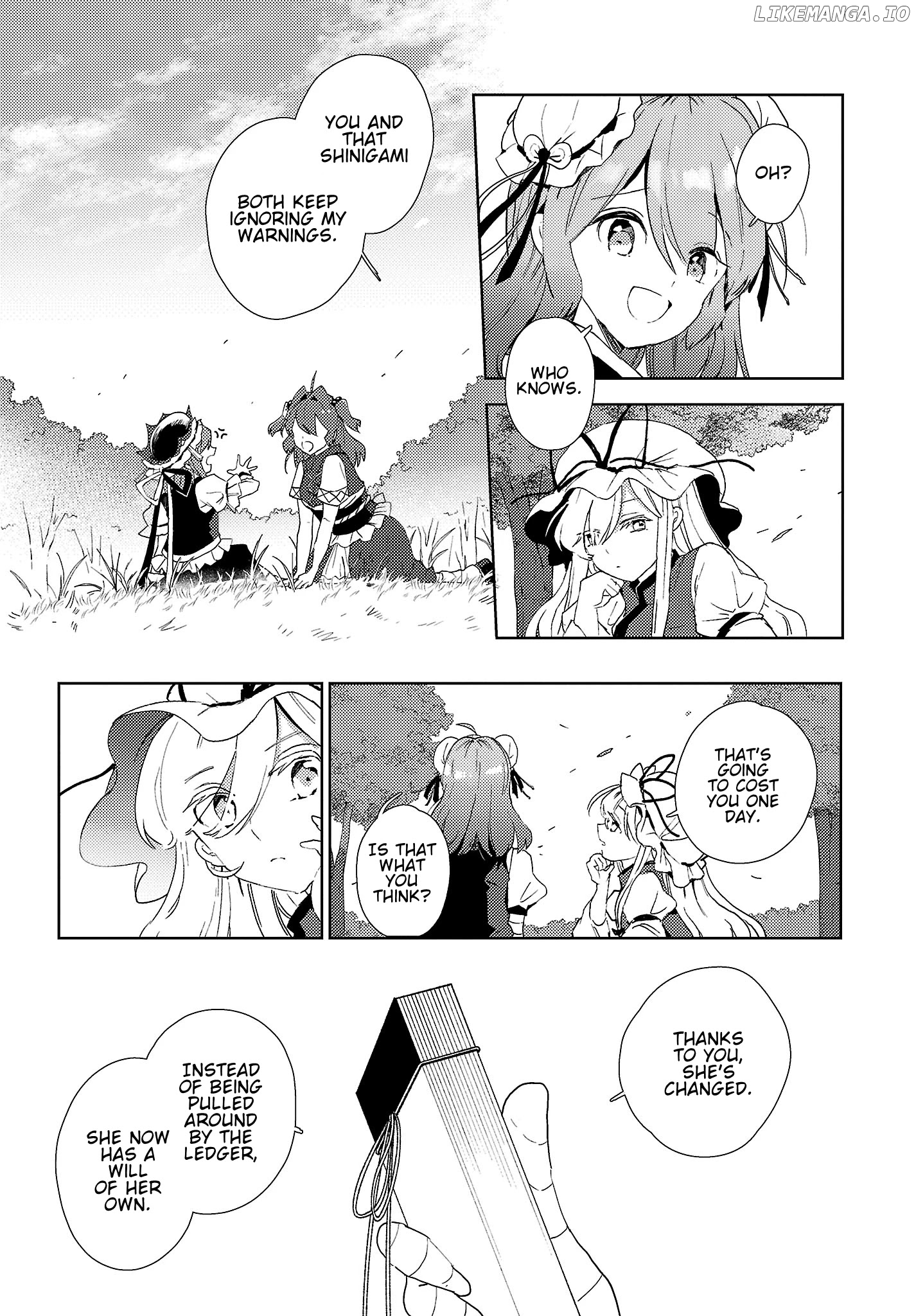 The Shinigami's Rowing Her Boat as Usual - Touhou chapter 6 - page 21