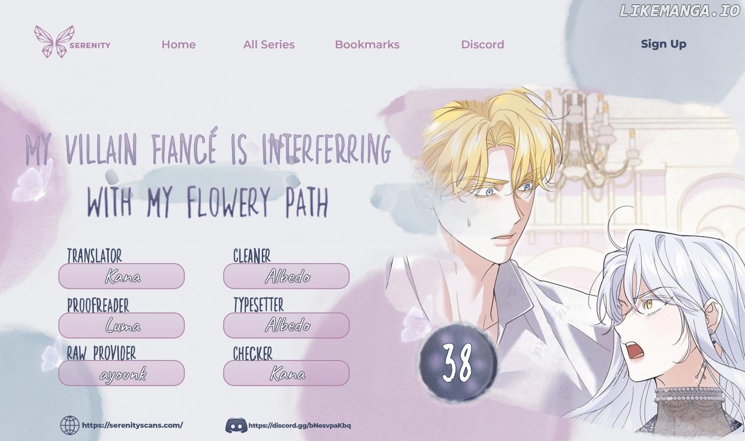 My Villain Fiancé is Interfering With My Flowery Path Chapter 38 - page 1