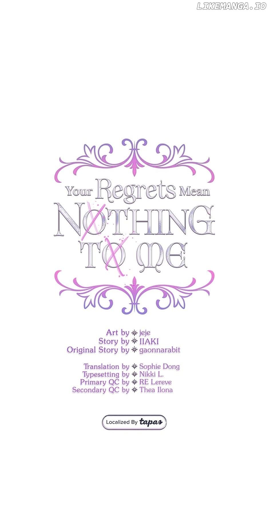 Your Regrets Mean Nothing to Me Chapter 128 - page 32