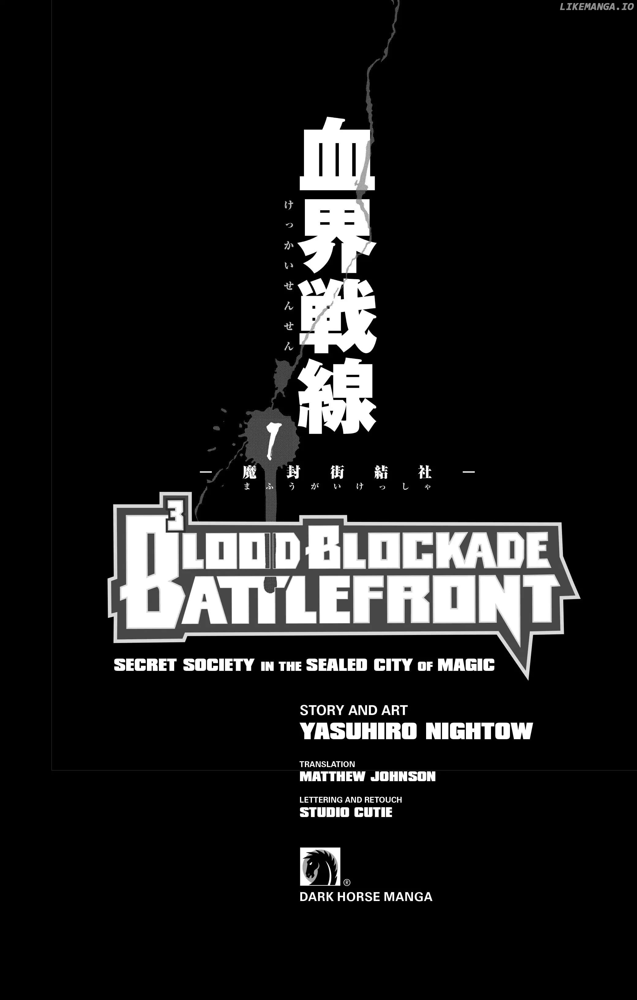 Blood Blockade Battlefront Chapter 1 - page 4