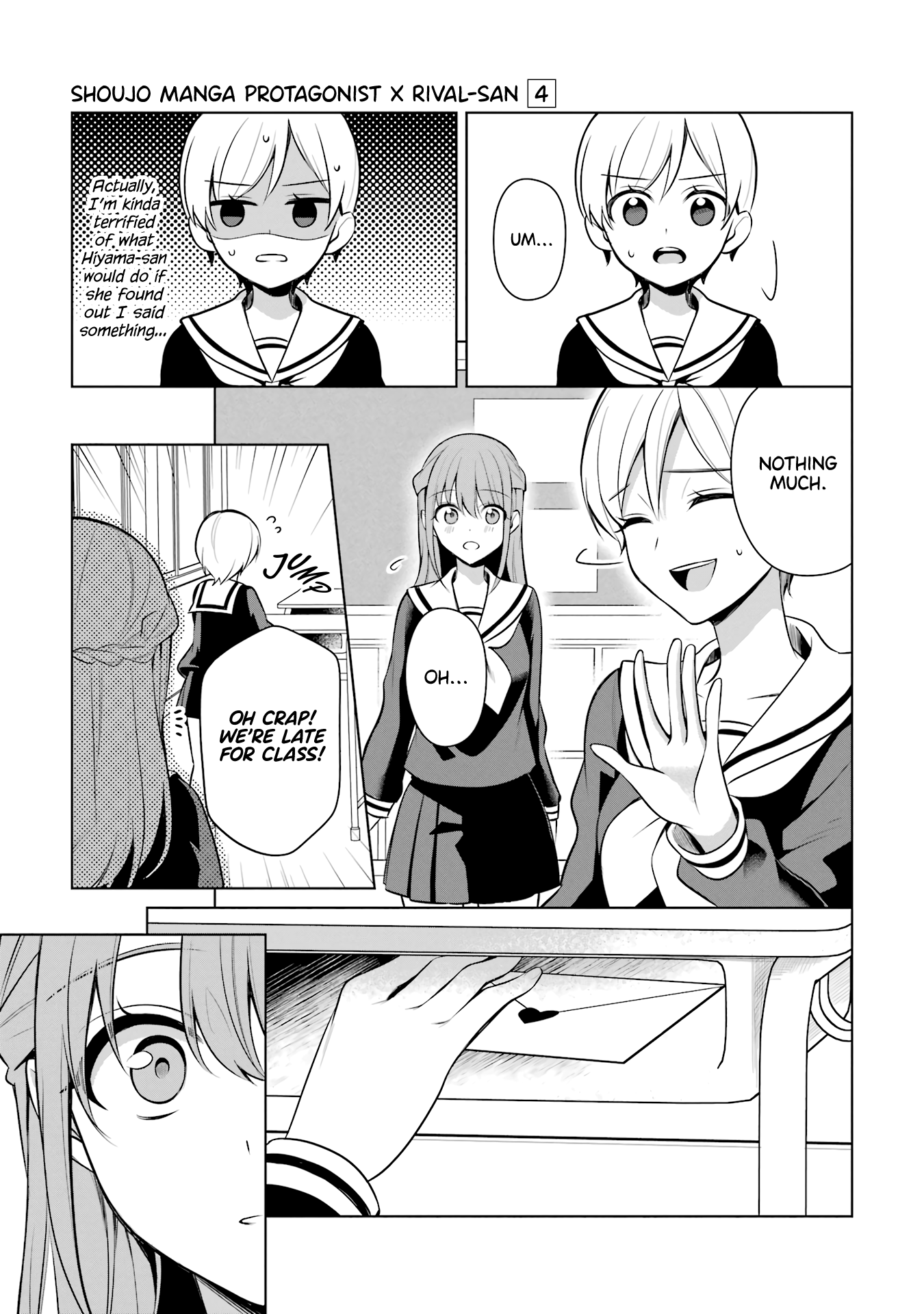 Shoujo Manga Protagonist X Rival-San (Serialization) chapter 43 - page 9