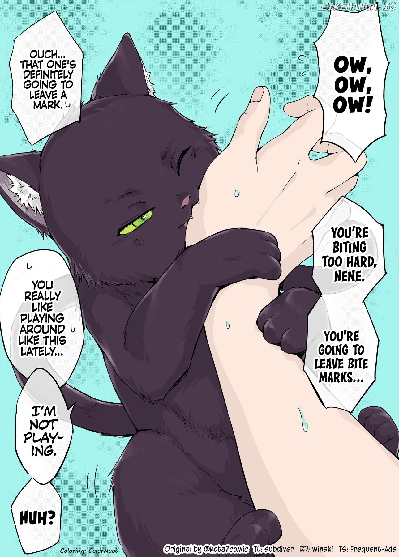 The Yandere Pet Cat Is Overly Domineering (Fan Colored) chapter 10 - page 1
