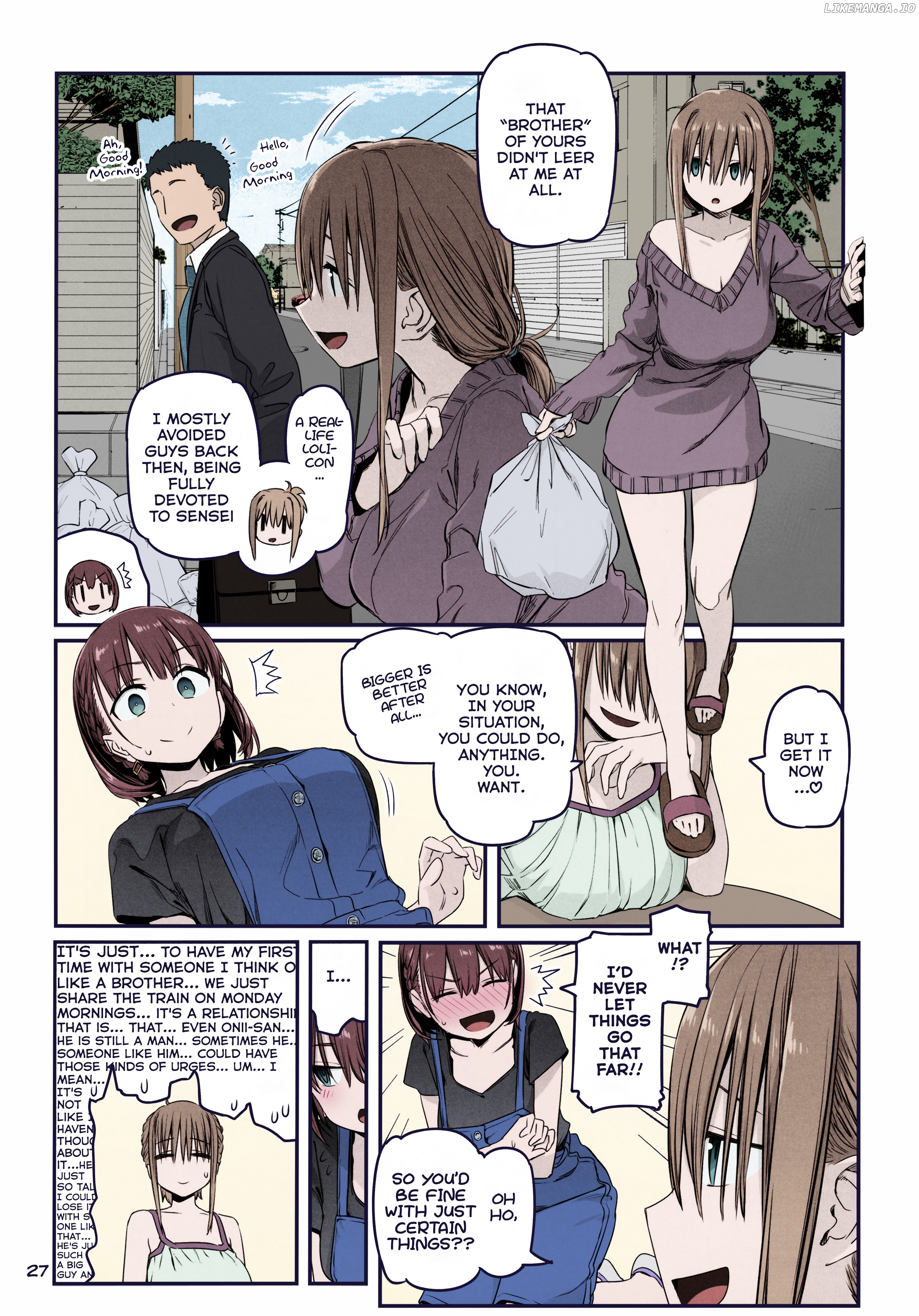 Getsuyoubi No Tawawa (Twitter Webcomic) (Fan Colored) chapter 33 - page 6