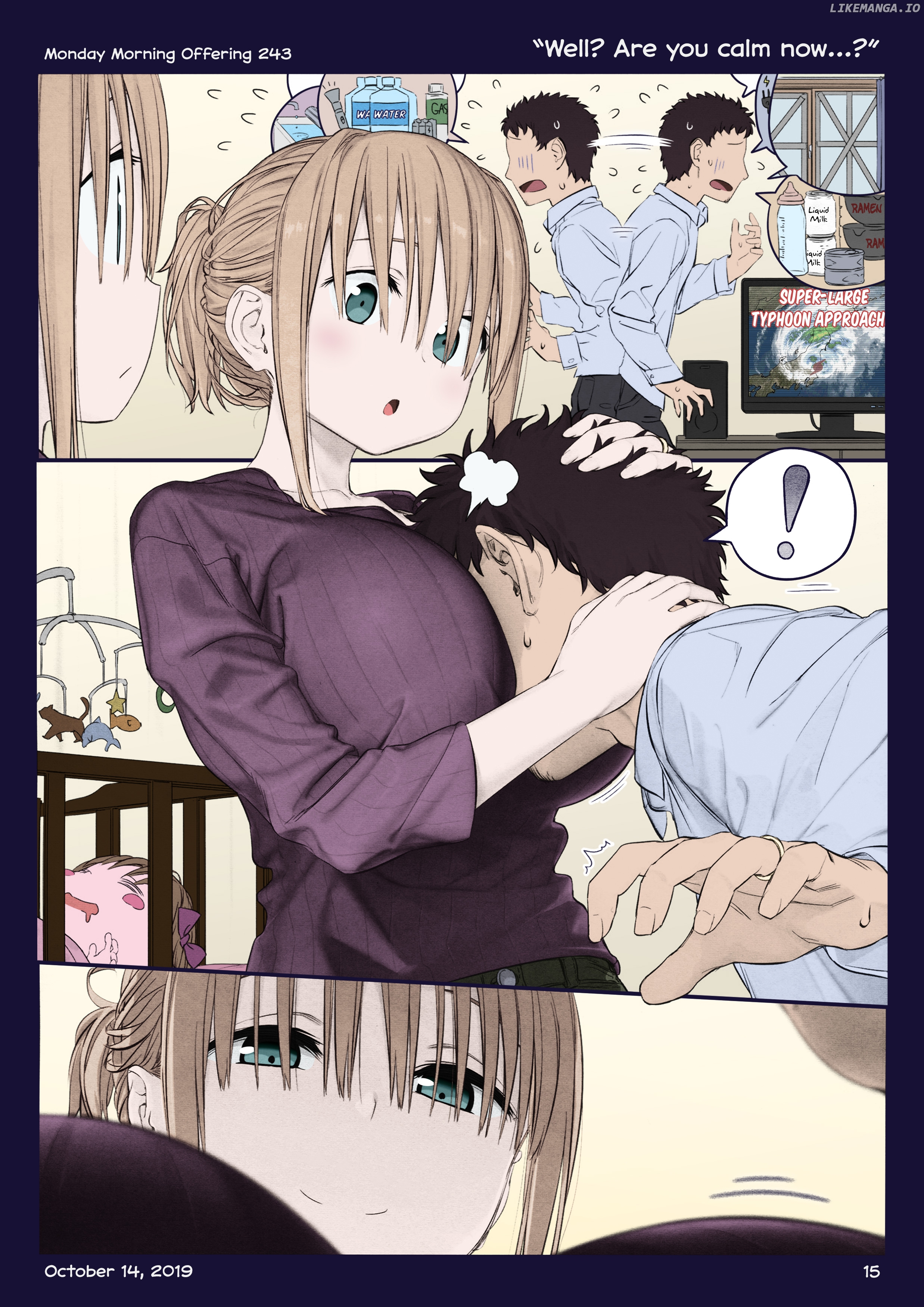 Getsuyoubi No Tawawa (Twitter Webcomic) (Fan Colored) chapter 28 - page 14